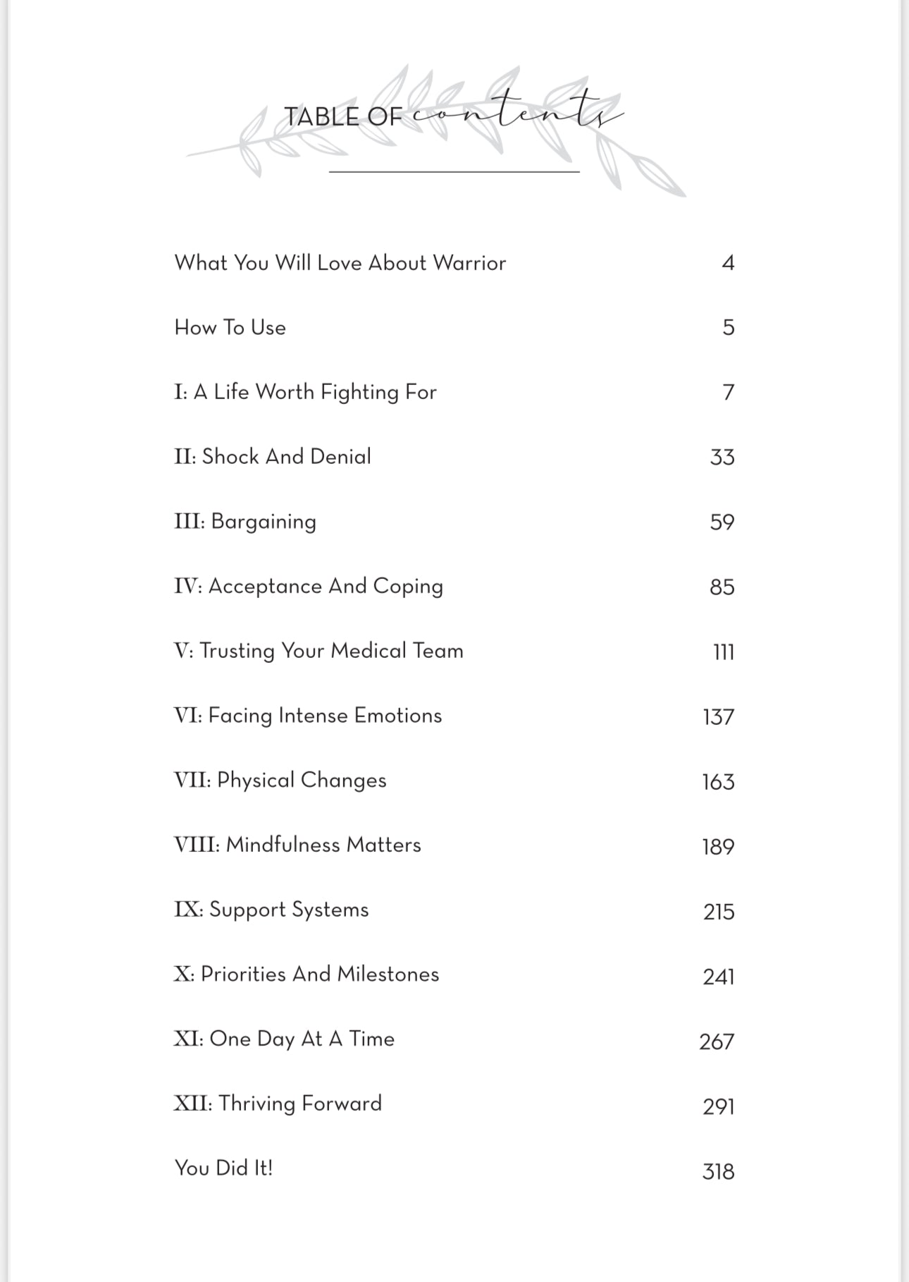 WARRIOR - Journal for Cancer Warriors