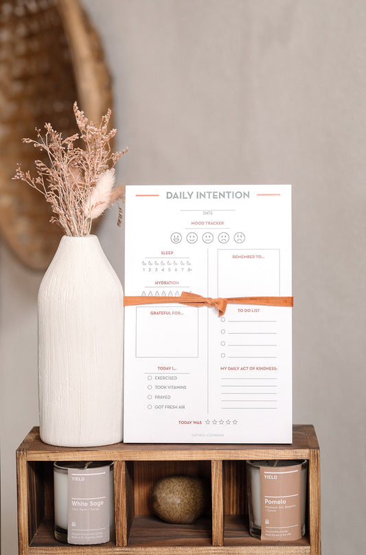 Daily Intention Notepad