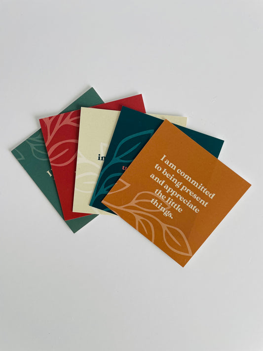 Reusable and Waterproof Affirmation Cards