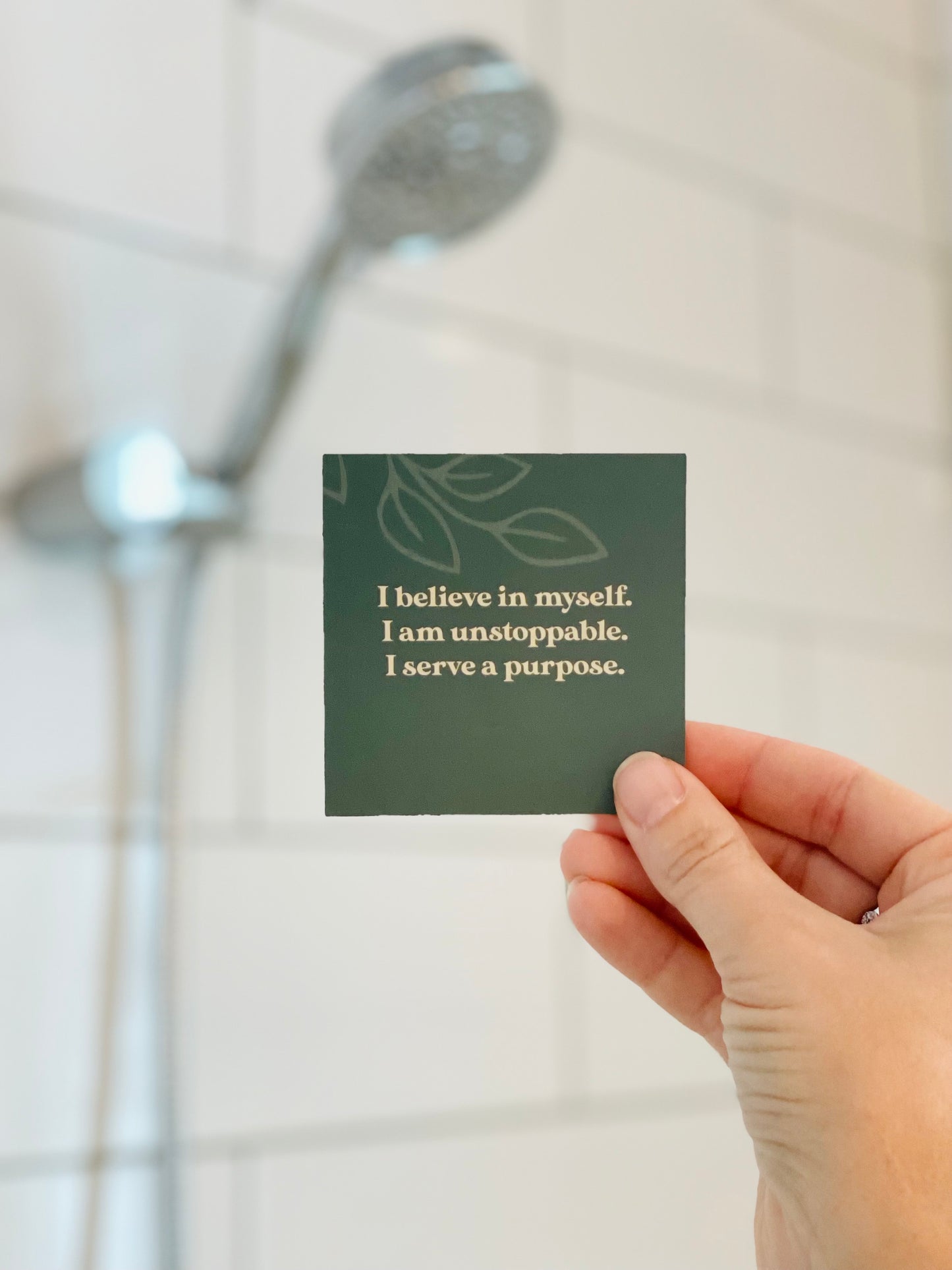 Reusable and Waterproof Affirmation Cards